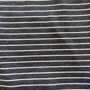 Kaileigh navy white front tie tank top size large